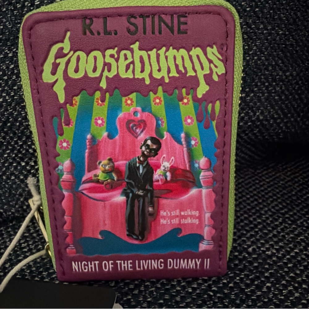 Loungefly Goosebumps Purple and Green Wallet